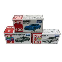 タカラトミー トミカ No.120 SUBARU BRZ No.2 WRX S4 覆面パトロールカー No.86 トヨタ86 廃盤含む 3台セット ミニカー
