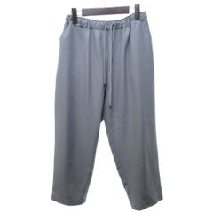 マーブルシュッド marble SUD 美品 リネンライク Loose PT イージーパンツ スラックス グレー 07FS014151
