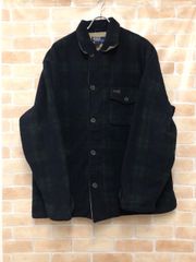 【中古】 Polo by RALPH LAUREN ポロバイラルフローレン フリースジャケット ブラックウォッチ ダークグリーン×ネイビー L 111455476