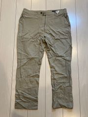【232506】BANANA REPUBLIC バナナリパブリック  テーパードパンツ　ボトムス　コットン・リネン混　春夏　メンズ　34×30 メンズ  ・ カーキグリーン系（ライト）