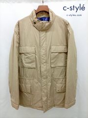 [人気] TOMMY HILFIGER トミーヒルフィガー ジャケット XL ベージュ系 中綿 113-611408-360 | ★ I230
