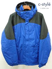 [人気] L.L.Bean エルエルビーン マウンテンジャケット XL ブルー×ブラック 中綿入り REG 0HMQ1 | ★ N734