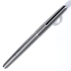 パイロット カスタム ストライプ 廃盤 18K WG 万年筆 細字 F 両用式