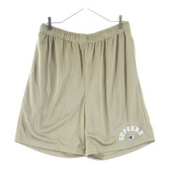 SUPREME (シュプリーム) 24SS ×Champion Mesh Short チャンピオン メッシュ ショーツ ショート ハーフパンツ ベージュ