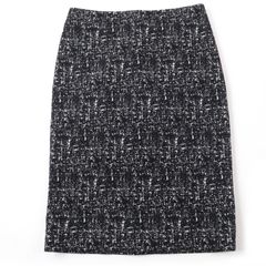 【ドンドン見直し】美品☆BOTTEGAVENETA ボッテガヴェネタ 20SS 598255 タイトスカート ツイードスカート ブラック 36 伊製 正規品