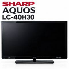 SHARP AQUOS 40型 液晶テレビ LC-40H30 2016年製 SHARP AQUOS LC-40H30 40V型 液晶テレビ 2016年製 リモコン付 動作確認