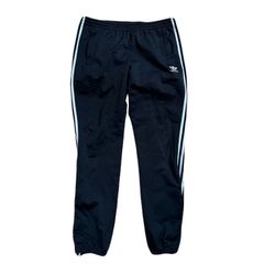 adidas アディダス　パンツ　ジャージ　Lサイズ　ブラック　トラックジャージ　トレフォイルロゴ