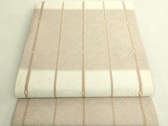 平和屋着物●極上　織楽浅野　全通柄袋帯　唐織　七宝花文　金糸　逸品　DZAB9327kh6