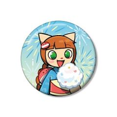 pop'n music High☆Cheers!!描き下ろし ニャミ 夏祭りver. 75mm缶バッジ【2027年1月下旬発売予定】