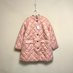 レディース コート キルティング ピンク フード付き 5L☆CTR-813☆
