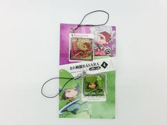 TAKA176-89 △CAPCOM カプコン『戦国BASARA』まめ戦国BASARA メモスタンドチャームセット4 毛利元就＆長曾我部元親