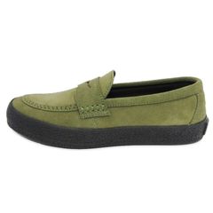 未使用 CONVERSE コンバース 25cm CS LOAFER 2 SK 1SF295 CSローファー スエード スケートボーディング オリーブ  88000330