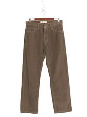 【クーポン配布中!】 00s リーバイス 505 細畝 コーデュロイ パンツ メンズ 33 30 / オールド スリム ストレート テーパード コーズ ボトムス 赤タブ ブラウン