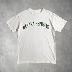 90s BANANA REPUBLIC バナナリパブリック カレッジロゴ Tシャツ 23-15-192