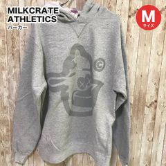 タ デッドストック MILKCRATE ATHLETICS ミルククレート アスレティクス Crax プルオーバー パーカー グレー M メンズ 参考価格14490円