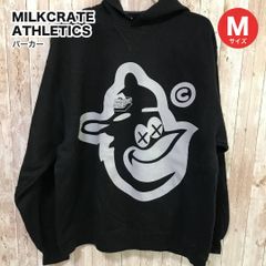 タ デッドストック MILKCRATE ATHLETICS ミルククレート アスレティクス CRAX プルオーバー パーカー ブラック M メンズ 参考価格14490円
