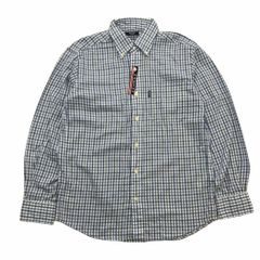 ケント Kent  長袖シャツ ボタンダウンシャツ メンズ M ブルー ホワイト ギンガムチェック 綿 爽やかな印象を与える一枚 オールド トラッド アイビー