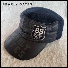 PEARLY GATES パーリーゲイツ 89 ワークキャップ　フリーサイズ ネイビー　帽子　キャップ　秋　冬