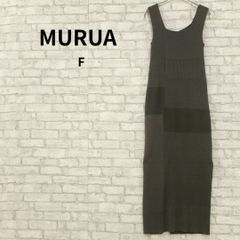 MURUA ノースリーブニットワンピース サイドスリット 古着