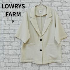 LOWRYS FARM 半袖テーラードジャケット オーバーサイズ 古着