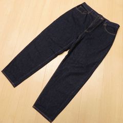 ii465★ 良品 UNIQLO ユニクロ ハイライズ リラックスフィット テーパード カイハラ デニムパンツ ジーンズ w30 濃紺