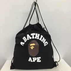 A BATHING APE アベイシングエイプ リュックサック、デイパック リュックサック、デイバッグ ナップサック GO APE POINTER COLLEGE