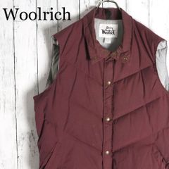 【70-80年代 USA製】WoolRich ウールリッチ ダウンベスト プラムカラー ヴィンテージ メンズ L