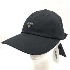 □ 新品 NERDY Ribbon ball cap リボン ボール キャップ 黒 ■■ レディース
