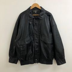 □  CLEL クレイル ヴィンテージデザイン合皮 ブルゾン ジャケット レザー ユニセックス M 黒 ■■ メンズ