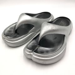□ PAES ペイズ リカバリー トングサンダル Pnomenade PARENTHESES FLIP FLOP 足袋 EVA 韓国 23cm 銀 ■◆ レディース