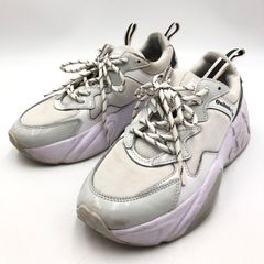 □ Onitsuka Tiger オニツカタイガー ローカット スニーカー 厚底 PLEAKER 23.5cm グレー ■■ レディース