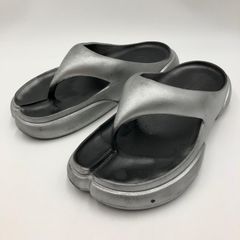 □ Paes ぺイズ リカバリー サンダル トングサンダル FLIPFLOP 韓国 足袋 24.0cm 銀 ■◆ レディース