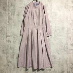 □ Tiaclasse ティアクラッセ ワンピース ピンタック プリーツ OPFTCM6169 M グレージュ ◇■ レディース