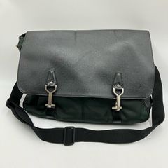 □ LOUIS VUITTON ルイ・ヴィトン ショルダーバッグ メッセンジャーバッグ タイガ デルスー SP0093 M30164 黒 ■■ メンズ