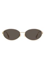スチュアート ワイツマン レディース アクセサリー サングラス・アイウェア Stuart Weitzman WZN 8031GS 56mm Oval Sunglasses ROSE GOLD GREY