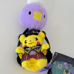【新品】ポケモン ピカチュウ＆フワンテ ハロウィン ぬいぐるみ マスコット Halloween Ghost Chateau ポケモンセンター