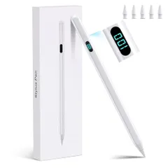 【増量版】iPadペンシル 2026-2018年iPad/Pro/Air/min対応タッチペン Apple Pencil互換スタイラスペン【ホワイト】mt e19f8e70