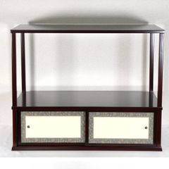 【九月の特売品】武野紹鴎好 紹鴎棚 檜溜塗 木製 茶道具【中古 美品】