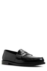 アルド メンズ シューズ レザー ローファー ALDO Emileather Penny Loafer Men BLACK ブラック