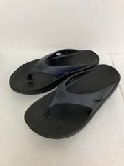 OOFOS ウーフォス OORIGINAL 足関節負担軽減 リカバリー サンダル sizeEU38/ネイビー ■◆ レディース