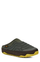 テバ メンズ シューズ サンダル キルティング Teva ReEmber Terrain Quilted Mule Men KAMBABA BLACK OLIVE ブラック