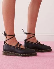 ドクターマーチン レディース シューズ スリッポン・ローファー レース Dr Martens Elphie II laceup shoes Black ブラック