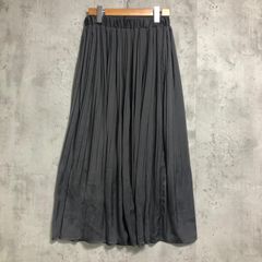 □ sosotto ソソット ランダム プリーツ ロング スカート フリー グレー ■■ レディース