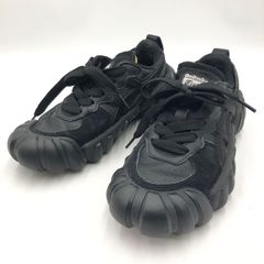 □ Onitsuka Tiger オニツカタイガー 厚底ボリューム スニーカー DENTIGRE LS デンティグレ エルエス　ユニセックス 1183B421 25.0cm 黒 ■■ レディース