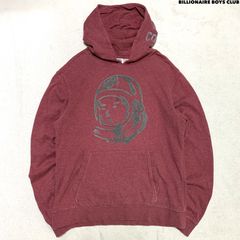 BILLIONAIRE BOYS CLUB パーカー フーディー スウェット ロゴプリント Lサイズ ボルドー ビリオネアボーイズクラブ