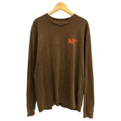 アークテリクス ARC’TERYX Kragg SL Cotton Bird Tile LS クラッグ SLコットンバードタイル ロンT バックプリント ブラウン 茶 X000009537 ロンT ブラック Mサイズ 101MT-7003