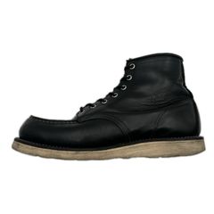 RED WING アイリッシュセッター レザーブーツ 羽タグ レッドウィング 8130 ブラック 9 27cm （26878M）