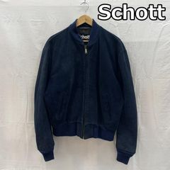 ショット 327 スエードレザー ジップアップ ボンバー ジャケット メンズ 46 ISItems【USED】【古着】【中古】50168946
