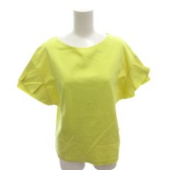 B&Y ユナイテッドアローズ BEAUTY&YOUTH ビューティー&ユース 半袖カットソー 黄 イエロー ボートネック 無地 /TL ■ECF009