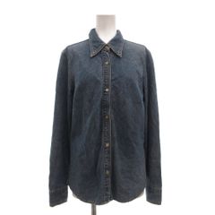 ギャップ GAP デニムシャツ レギュラーカラー M インディゴブルー /SX ■ECF009